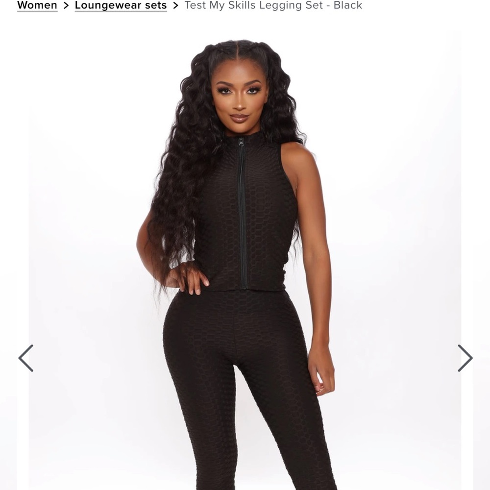NWT Fashion Nova 2pc legging set
